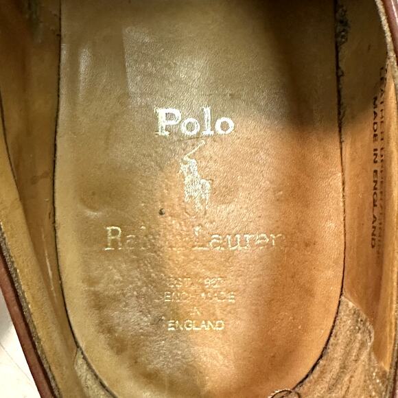 NEW HEELS Crockett & Jones x Polo Ralph Lauren Single Monk Made in England 9 D